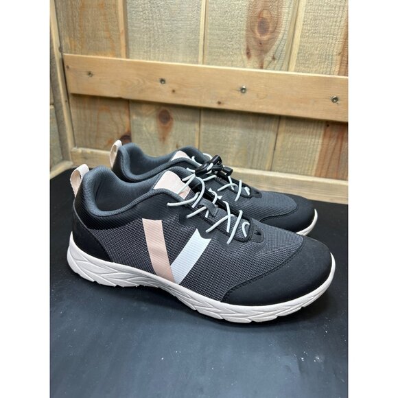Vionic Womens Black & Peach Athletic Sneakers Size 8 Lightweight Mesh Comfort Sh - Picture 1 of 9